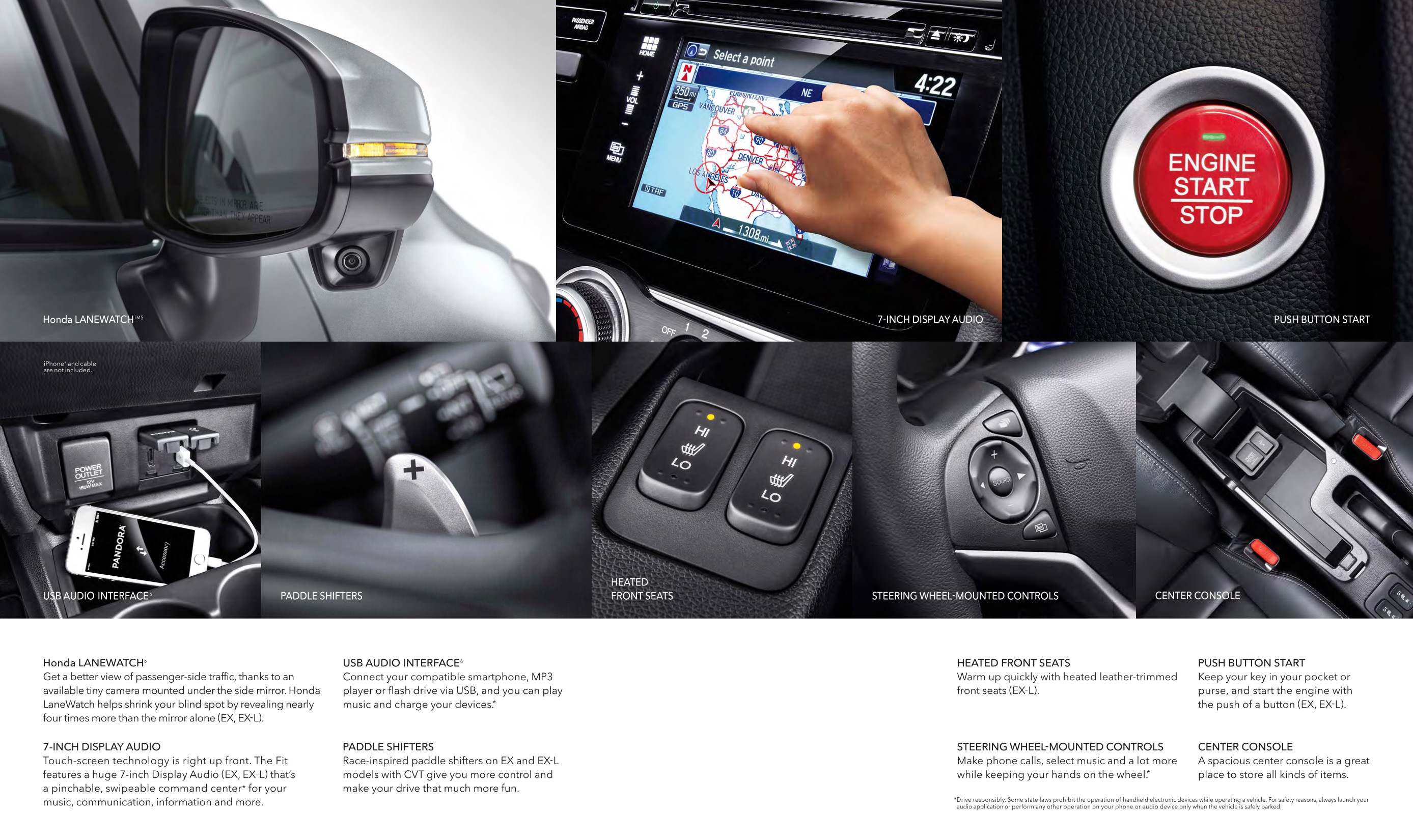 2016 Honda Fit Brochure Page 4